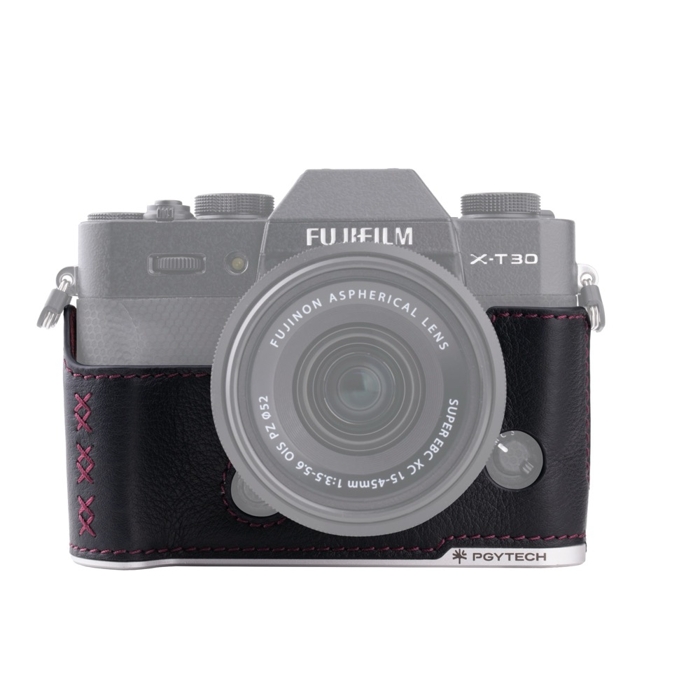PGYTECH Leather Camera Case (For FUJIFILM X T30 / Midnight Black)