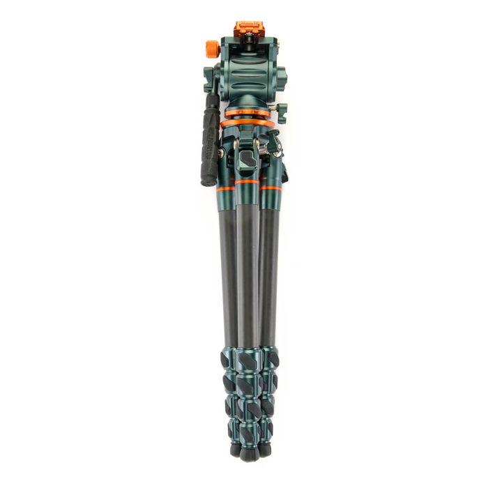 3 Legged Thing WES Carbon Fibre Levelling Base Tripod & AirHed CC   Slate Grey
