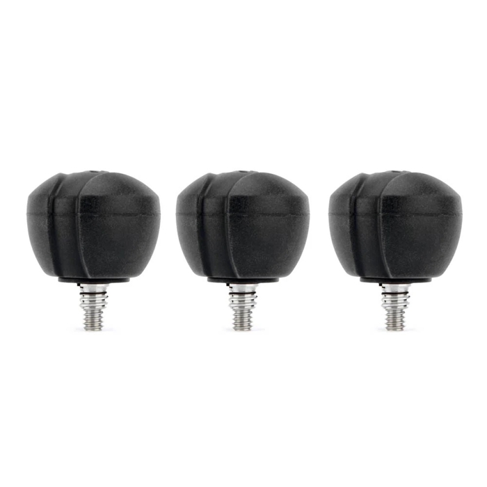 3 Legged Thing BIGBOOTZ2 Black Set of 3 Replacement Rubber Feet (1/4'' 20 screws & 3/8'' compatible)