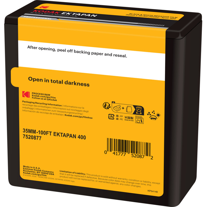 Eastman Kodak Ektapan 400 135- 30,5M Bulk Roll