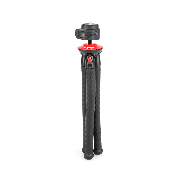 Fotopro UFO 2 Plus Black/Red Tripod met Telefoon & GoPro Mount