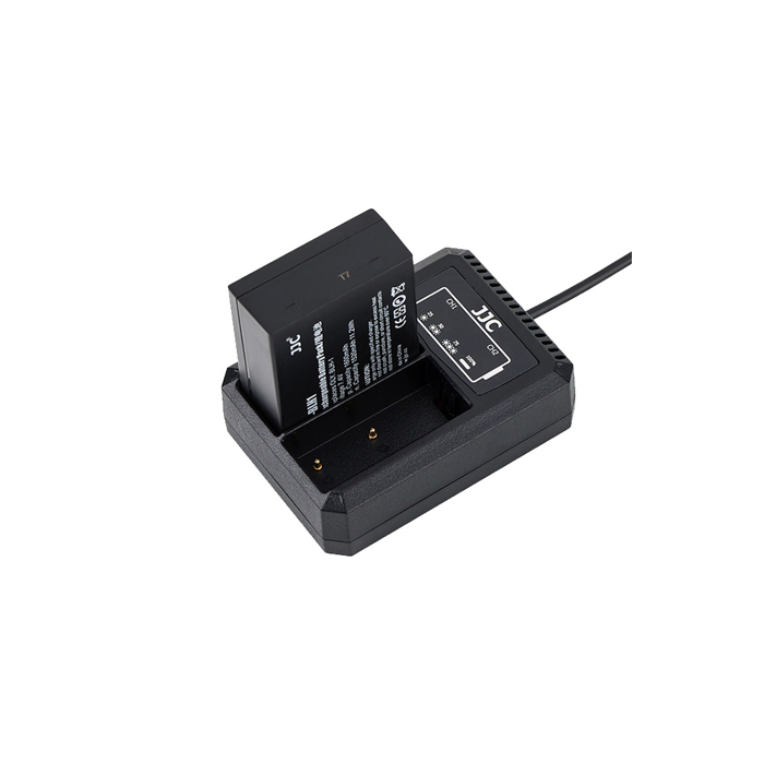JJC Olympus DCH BLH1 USB Dubbele Batterijlader
