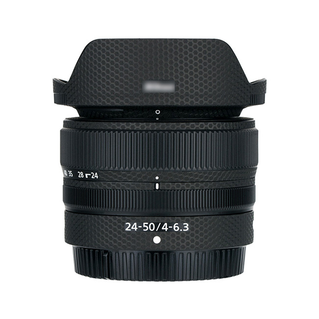 JJC KS Z2450MK Matrix Carbon Fiber Black Anti Scratch Protective Skin Film for Nikon NIKKOR Z 24 50mm f/4 6.3 Lens