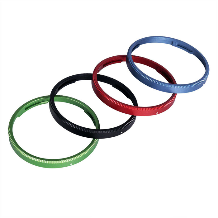 JJC RN GR3X BLUE Lens Decoration Ring for Ricoh GRIIIx