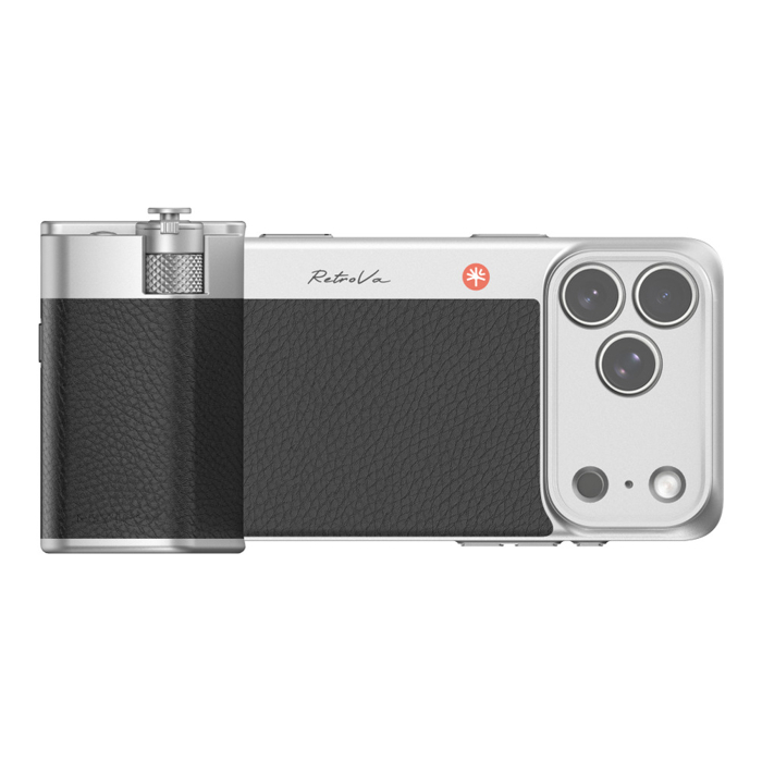 PGYTECH RetroVa Grip Kit (Graphite Black iPhone 17/18 Pro Max)