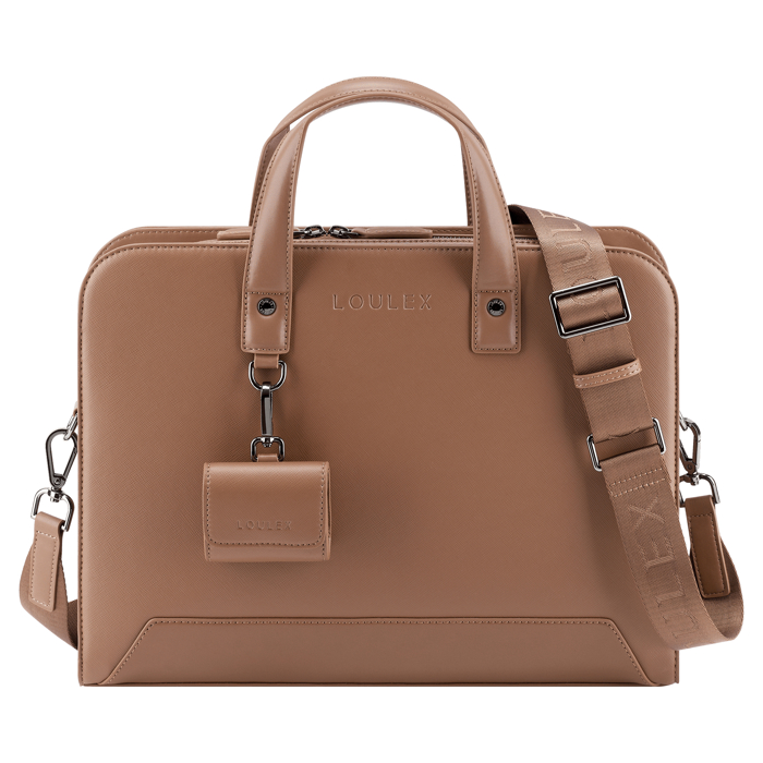 LOULEX Briefcase brown