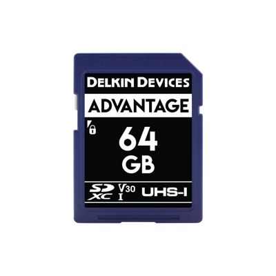 Paměťová karta Delkin SD Advantage 660X UHS-I U3 (V30) R90/W90 64GB (64GB)