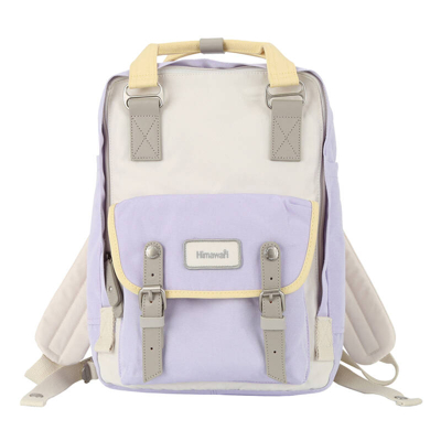 Laptop backpack 14&#039;&#039; Himawari 194L (purple-beige) (Fialovo pískový)