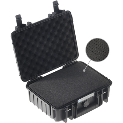 BW Outdoor Cases Type 1000 / Black (pre-cut foam) (Černá)