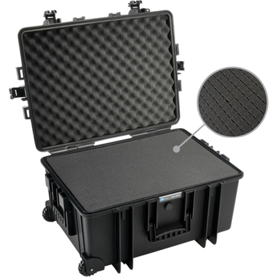BW Outdoor Cases Type 6800 / Black (pre-cut foam) (Černá)