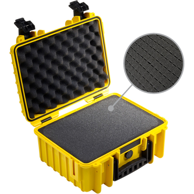 BW Outdoor Cases Type 3000 / Yellow (pre-cut foam) (Žlutá)