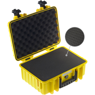 BW Outdoor Cases Type 4000 / Yellow (pre-cut foam) (Žlutá)