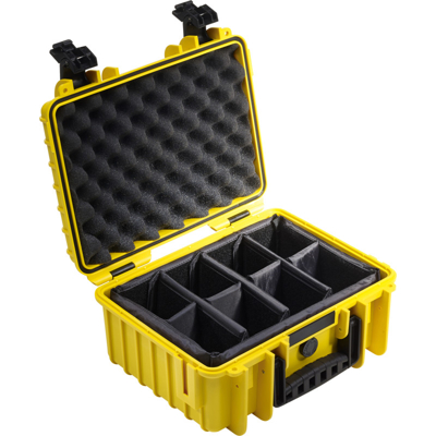 BW Outdoor Cases Type 3000 / Yellow (divider system) (Žlutá)