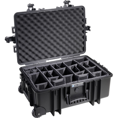 BW Outdoor Cases Type 6700 / Black (divider system) (Černá)
