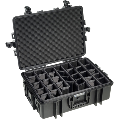 BW Outdoor Cases Type 6500 / Black  (divider system) (Černá)