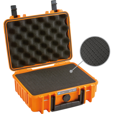 BW Outdoor Cases Type 1000 / Orange (pre-cut foam) (Oranžová)