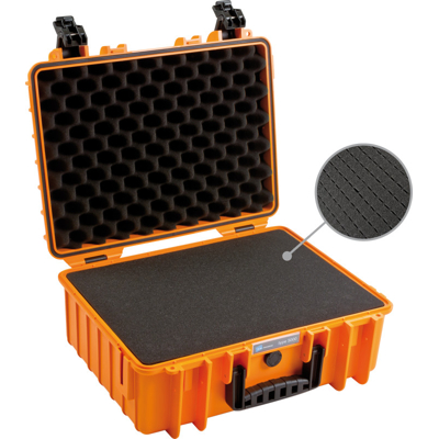 BW Outdoor Cases Type 5000 / Orange (pre-cut foam) (Oranžová)
