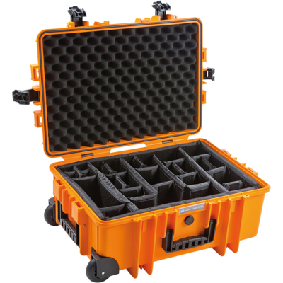 BW Outdoor Cases Type 6700 / Orange (divider system) (Oranžová)