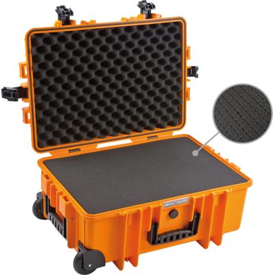 BW Outdoor Cases Type 6700 / Orange (pre-cut foam) (Oranžová)