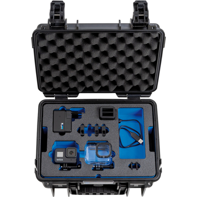 BW Outdoor Case Type 3000 for 2 GoPro Hero 8, waterproof, black (Černá)
