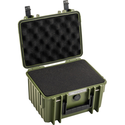 BW Outdoor Cases Type 2000 / Bronze green (pre-cut foam) (Zelená)