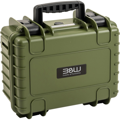 BW Outdoor Cases Type 3000 / Bronze green (divider system) (Zelená)