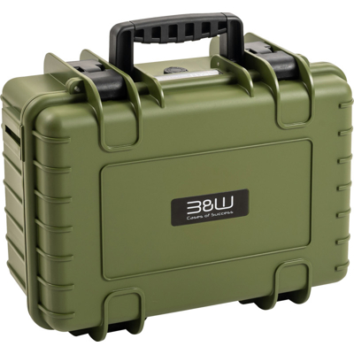 BW Outdoor Cases Type 4000 / Bronze green (divider system) (Zelená)