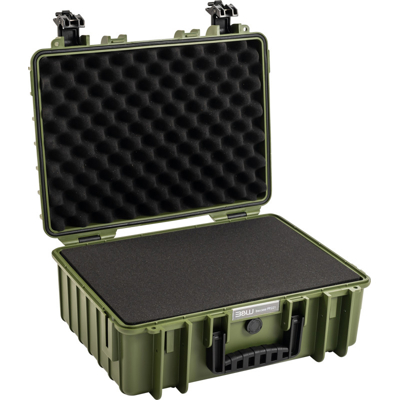 BW Outdoor Cases Type 5000 / Bronze green (pre-cut foam) (Zelená)