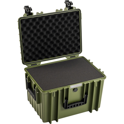 BW Outdoor Cases Type 5500 / Bronze green (pre-cut foam) (Zelená)