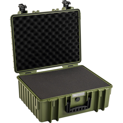 BW Outdoor Cases Type 6000 / Bronze green (pre-cut foam) (Zelená)