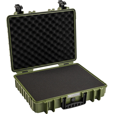 BW Outdoor Cases Type 6040 / Bronze green (pre-cut foam) (Zelená)