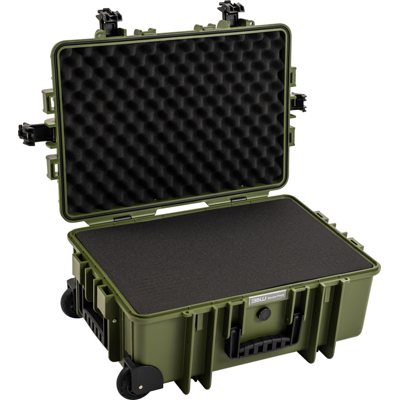 BW Outdoor Cases Type 6700 / Bronze green (pre-cut foam) (Zelená)