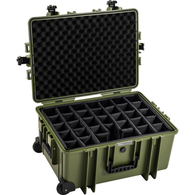 BW Outdoor Cases Type 6800 / Bronze green (divider system) (Zelená)