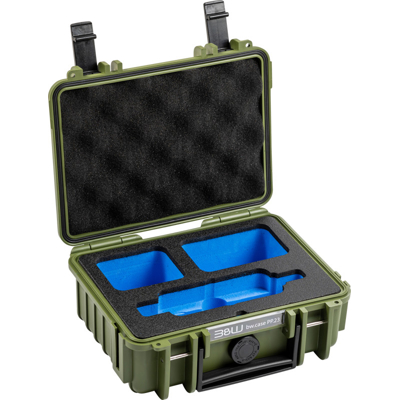 BW Outdoor Case Type 500 for Insta360 X3, bronze-green (Zelená)