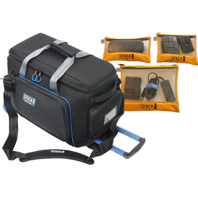 Orca OR-510 Classic Shoulder Bag Medium w Built-in Trolley // Kit with free OR...