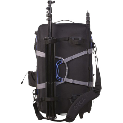 Orca OR-48 Audio Accessory Bag - Built In Trolley (Černá)