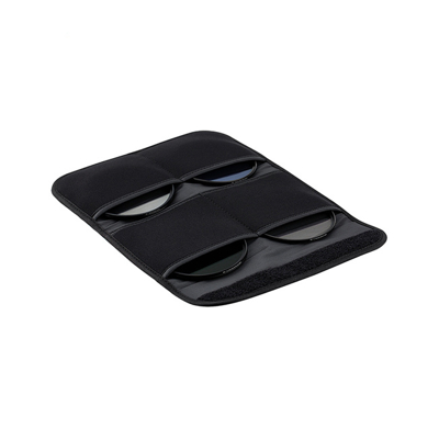 JJC FP K4L Grijze Filter Pouch voor 4 filters tot 82mm