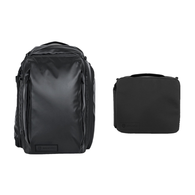 WANDRD Transit 35L Travel Backpack Black Essential Bundle (Černá s vložkou)