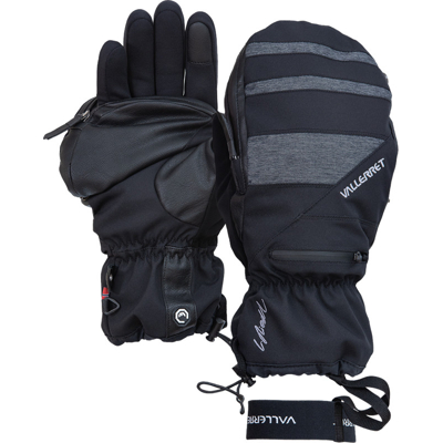 Vallerret Skadi Zipper Mitt LRS: Black M (M)