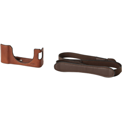 SmallRig 4699 Leather Half Case Kit for FUJIFILM X100VI (Brown) (Hnědá)