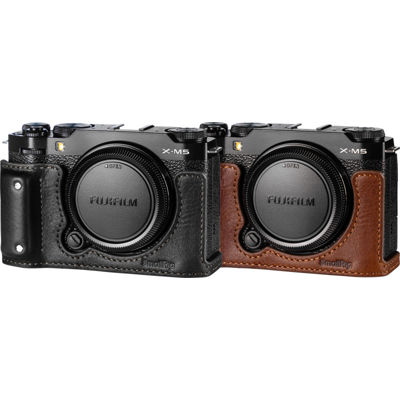 SmallRig 4879 Camera Leather Half Case Kit for FUJIFILM X-M5 Black (Černá)