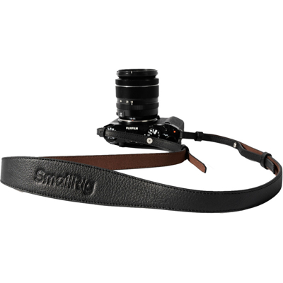 SmallRig 5208 Universal Leather Camera Shoulder Strap Black (Černá)
