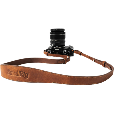 SmallRig 5209 Universal Leather Camera Shoulder Strap Brown (Hnědá)