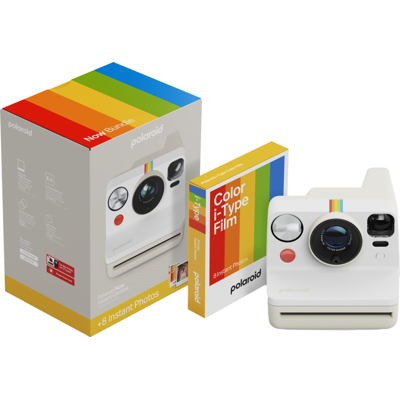 Polaroid Now Gen 3 Pebble White bundle with Color Film (8 photos) (Bílá - Kit)...