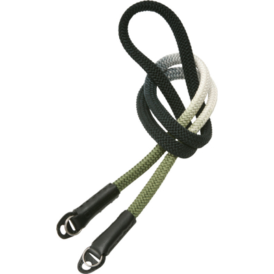 Artisan & Artist ACAM-316G Silk Camera Strap Gradation, Black/Khaki (Černá,...