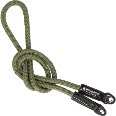 Artisan &amp; Artist  ACAM-306A  Silk Camera Strap, Khaki (Zelená)