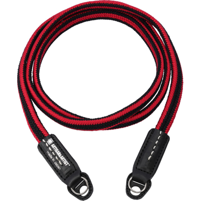 Artisan &amp; Artist I ACAM-320A I Silk camera strap, Black/Red (Černá,Červená)