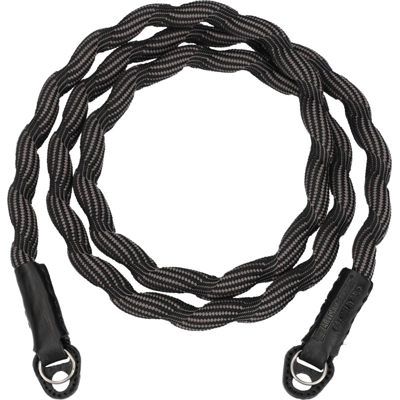 Artisan & Artist I ACAM-708 I Spiral Cord Strap (Long), Black/Grey (Černá,Šedá...