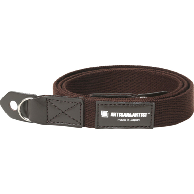 Artisan &amp; Artist ACAM-102 Slim Cloth Strap (w/Ring-type/Eyelets) (Hnědá)