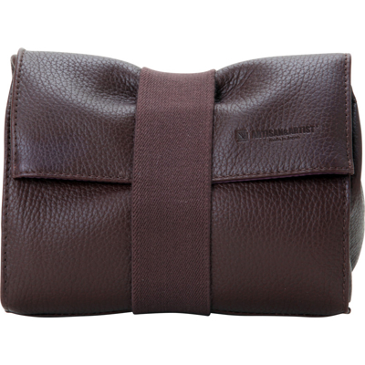 Artisan & Artist ACAM-78 Leather Pouch (L) Brown